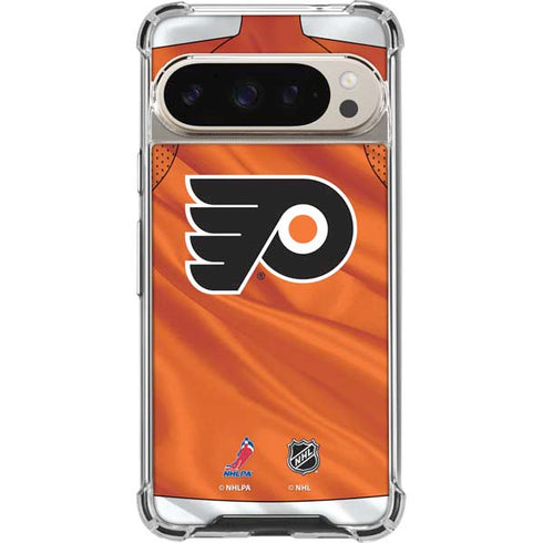 NHL Philadelphia Flyers Jersey Pixel 9/9 Pro Clear Case